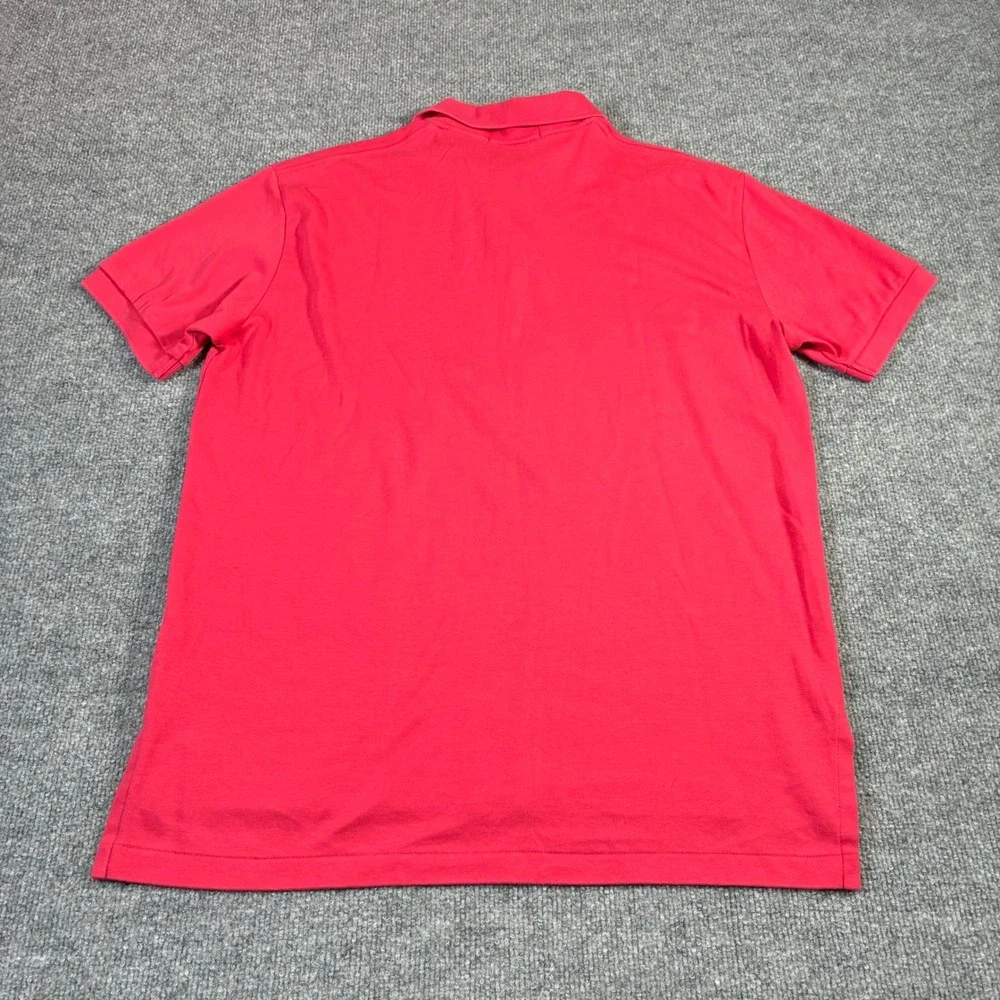 Polo Ralph Lauren Polo Shirt Mens M Red Cotton‎ Pique Pony Short Sleeve